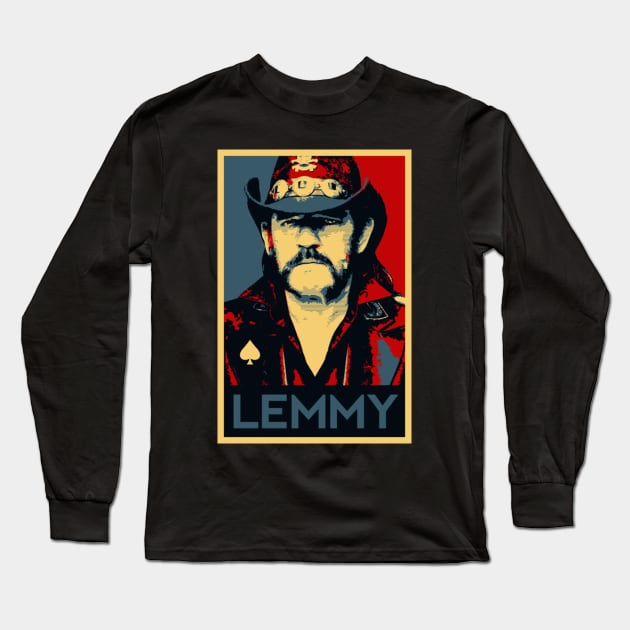 Lemmy_Kilmister_Motorhead Long Sleeve T-Shirt by family love forever